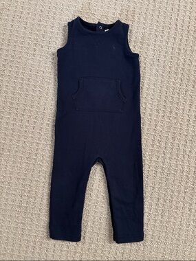 Ralph Lauren Navy Sleeveless Romper Longall